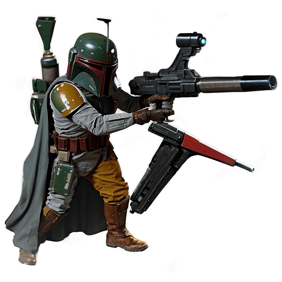 Boba Fett Concept Art PNG plt