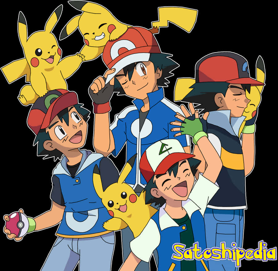 Transparent Ash Ketchum Png - Pokemon Di Ash Ketchum, Png Download