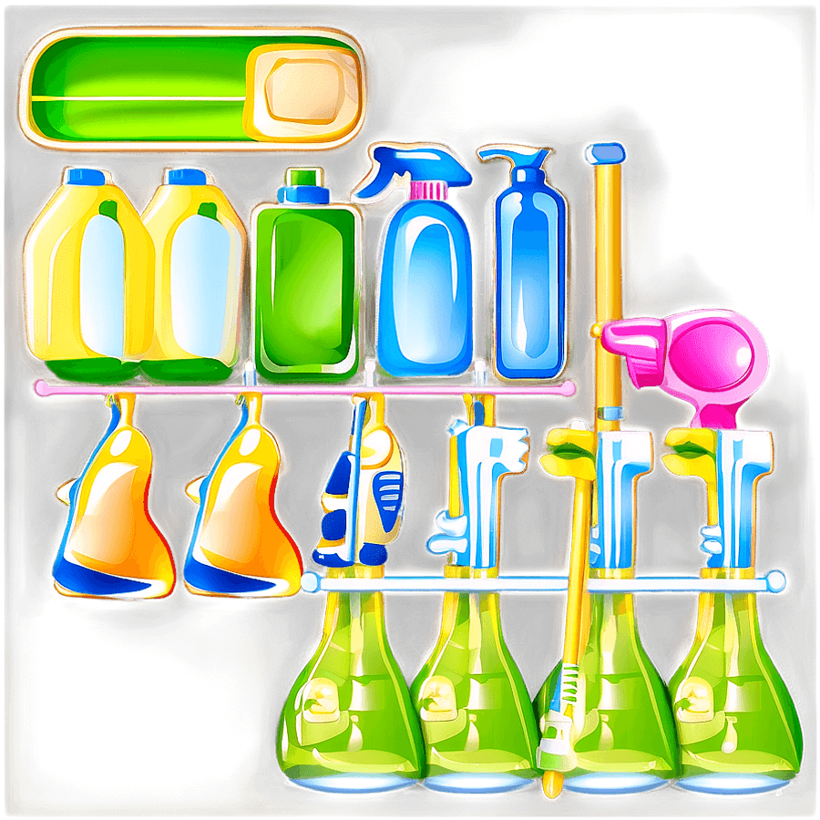 Kitchen Cleaning Essentials PNG xir61
