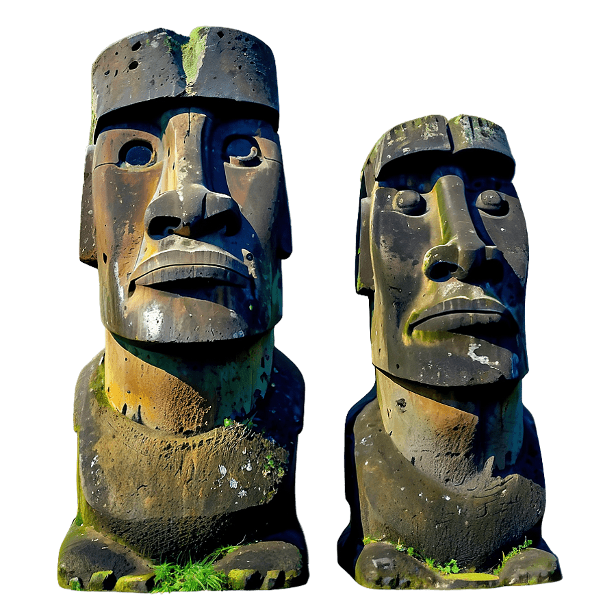 Moai Isolated PNG 22