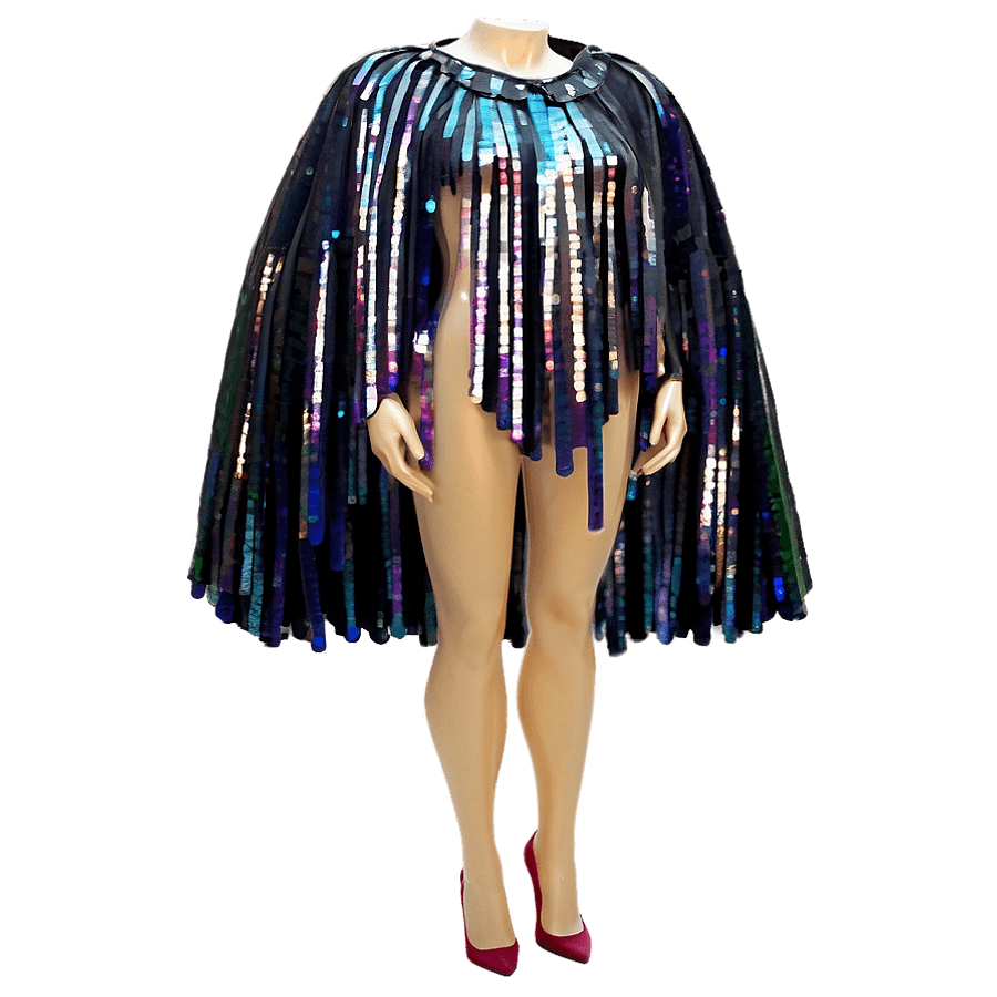 Sparkly Sequin Cape PNG 05242024