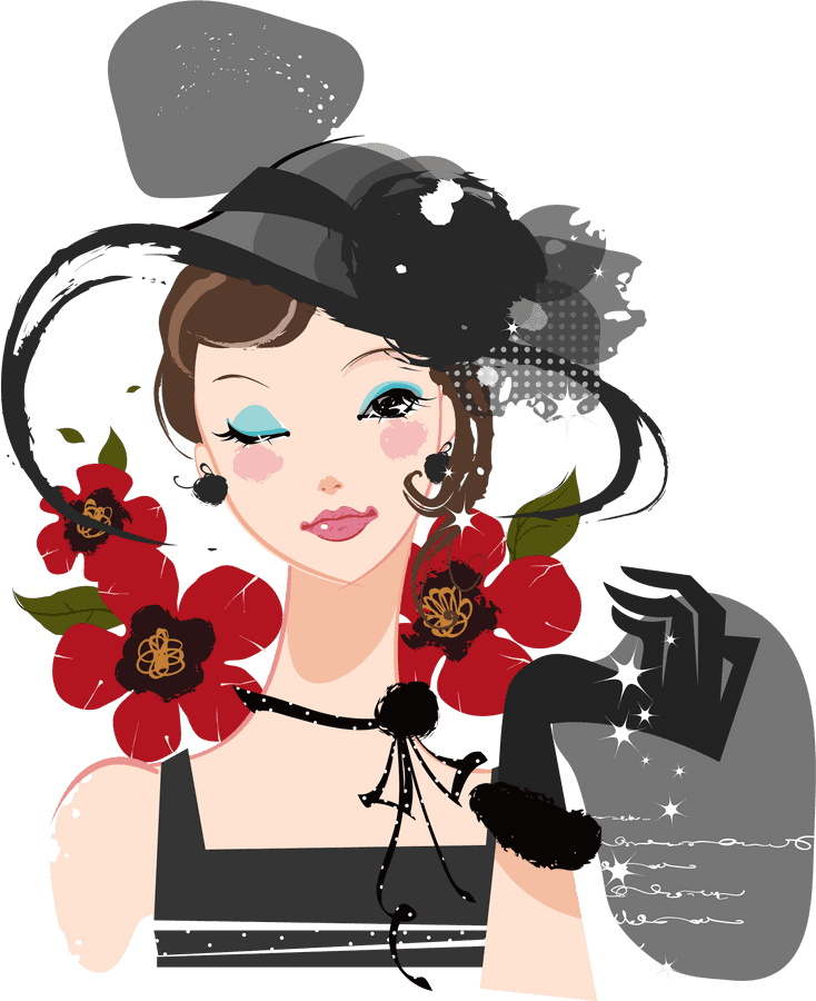Vintage Glamour Illustration