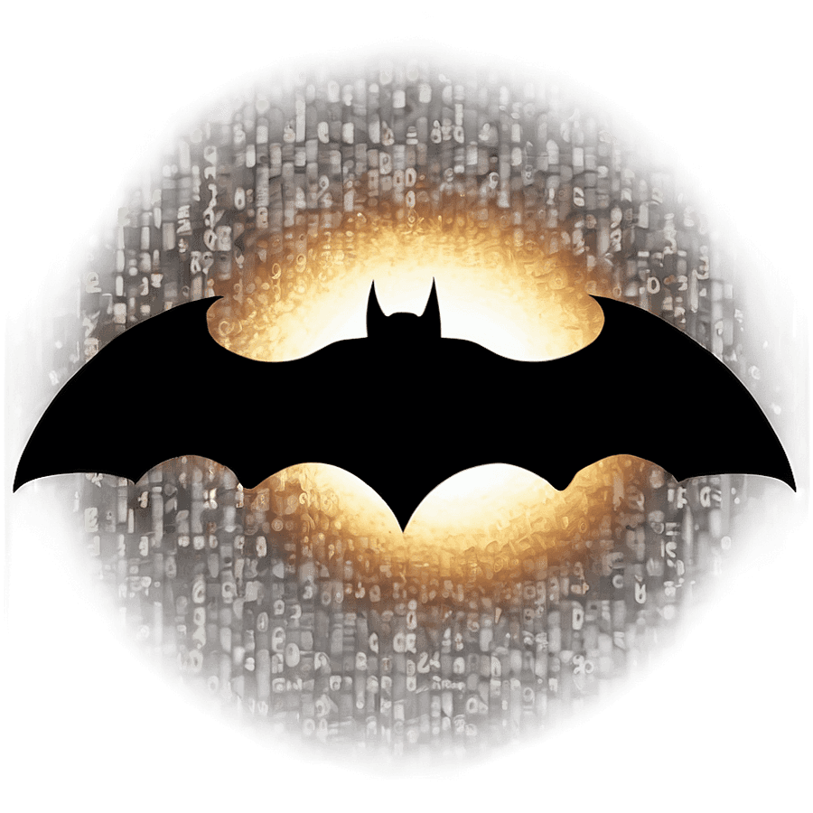 Bat Signal Gotham Skyline PNG 39