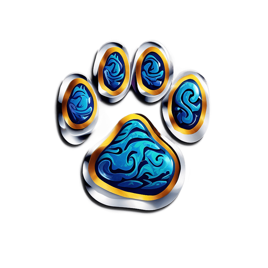 Tribal Tiger Paw Emblem PNG 24