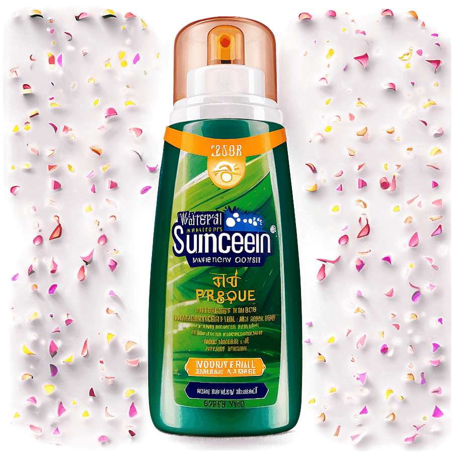 Waterproof Sunscreen Lotion PNG tkt