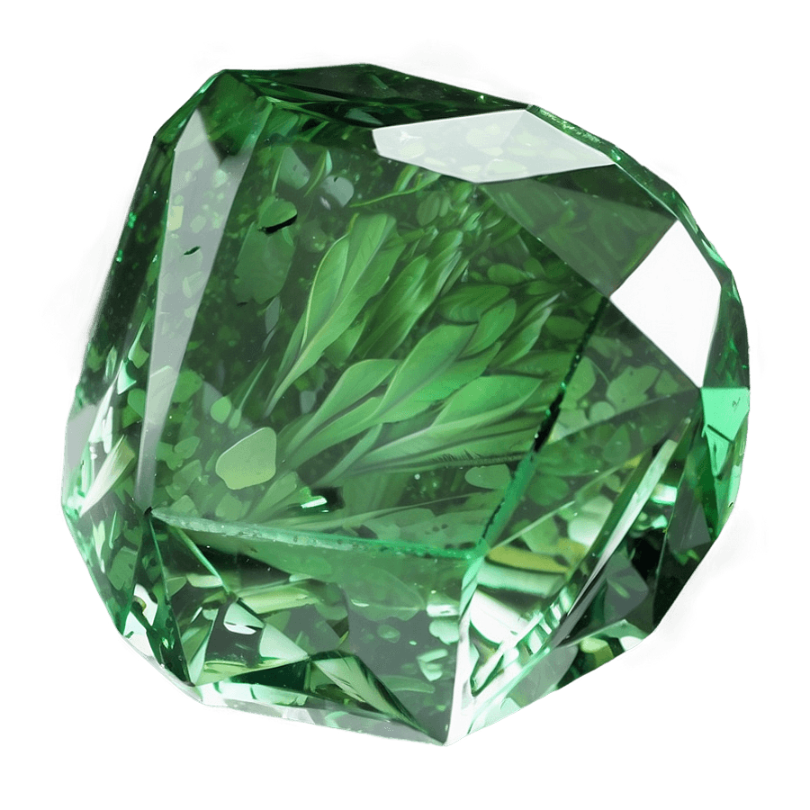 Sage Green Crystal Gemstone PNG 43