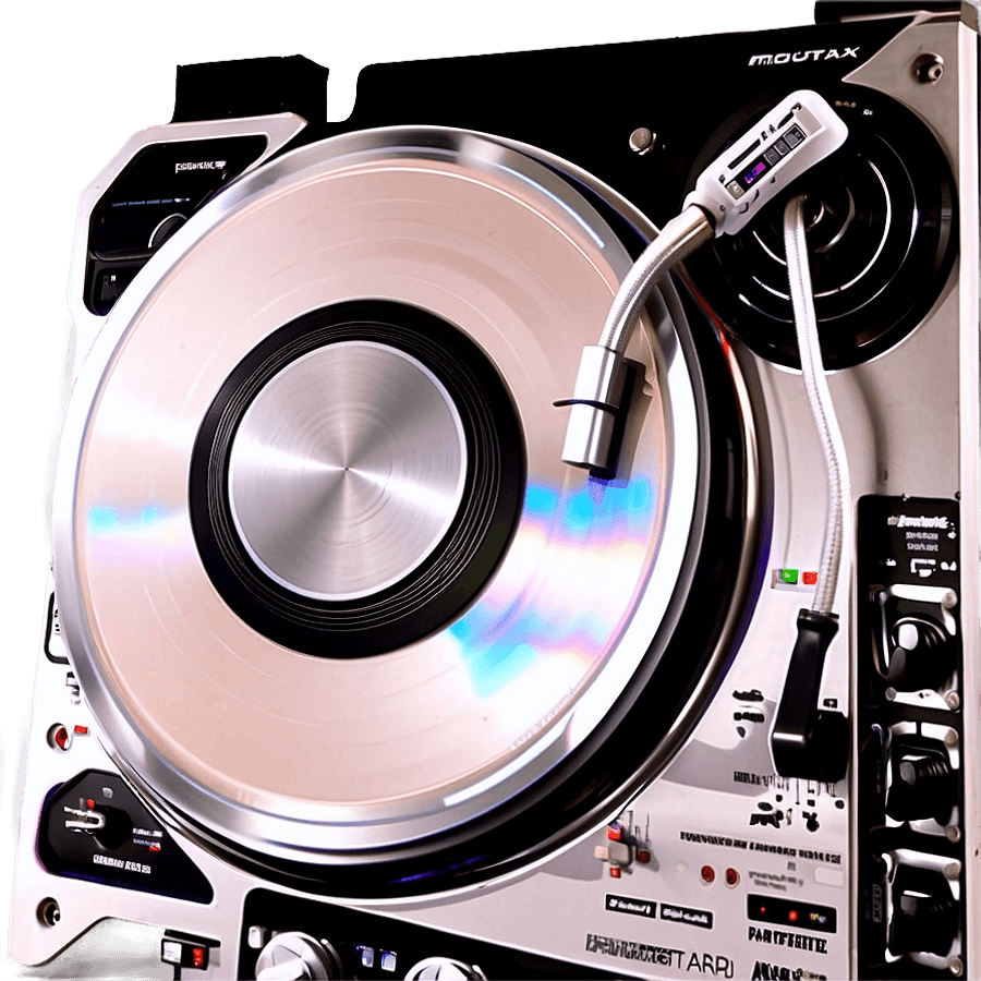 DJ Turntable PNG 06292024