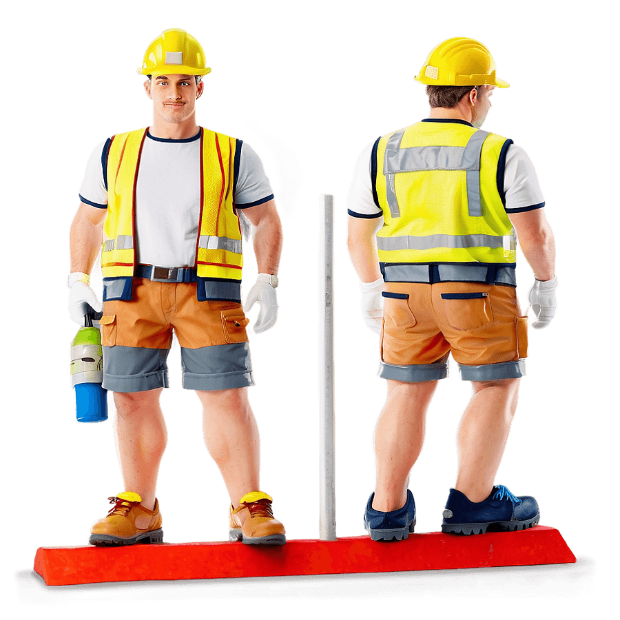 Animated Construction Worker PNG tre97