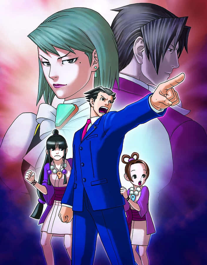 Ilustração da Equipe Ace Attorney