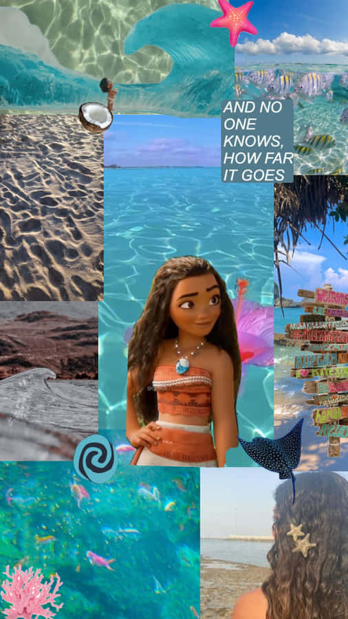 Colagem Estética Inspirada em Moana