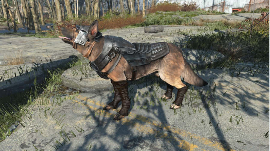 Fallout4 Dogmeat 1336 x 748 Hintergrundbild