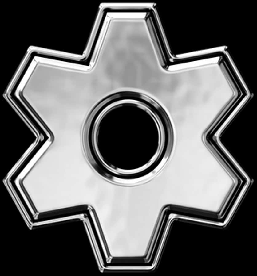 Shiny Metal Gear Shape