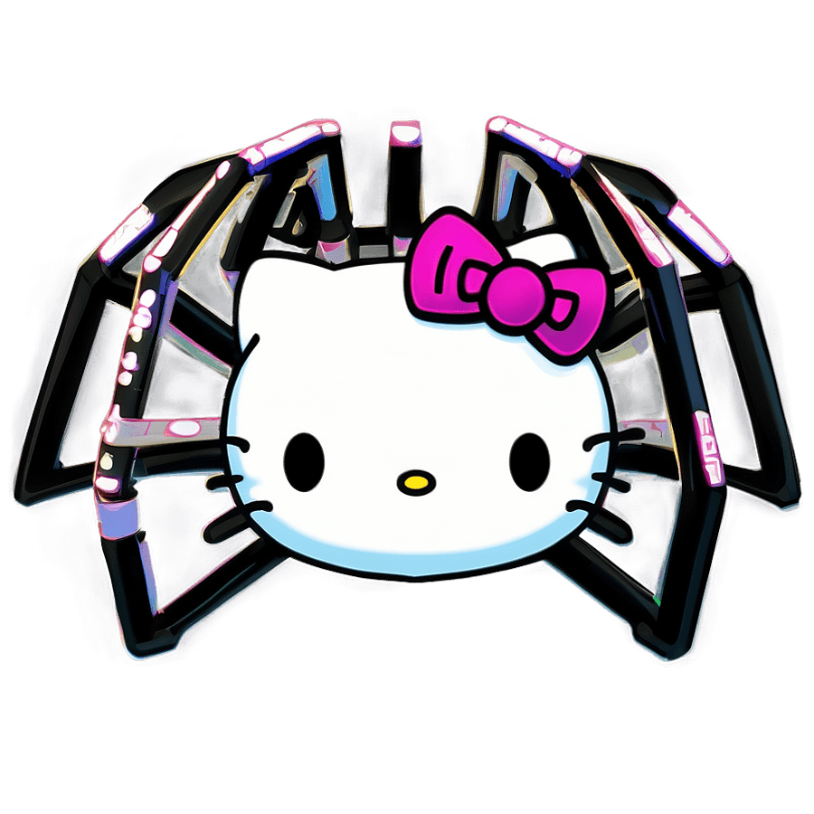 Hello Kitty Halloween Spider PNG 10