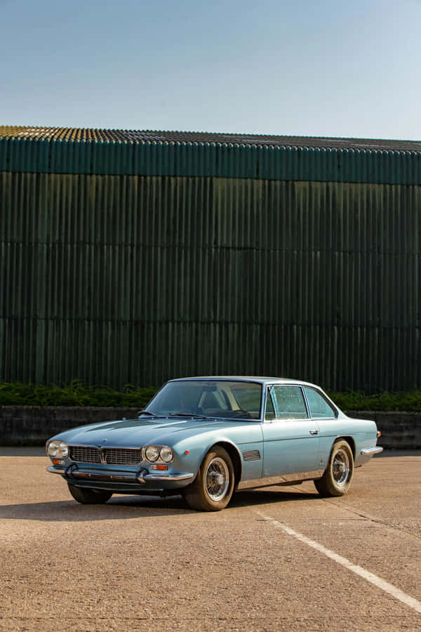 Vintage Maserati Mexico Geparkt