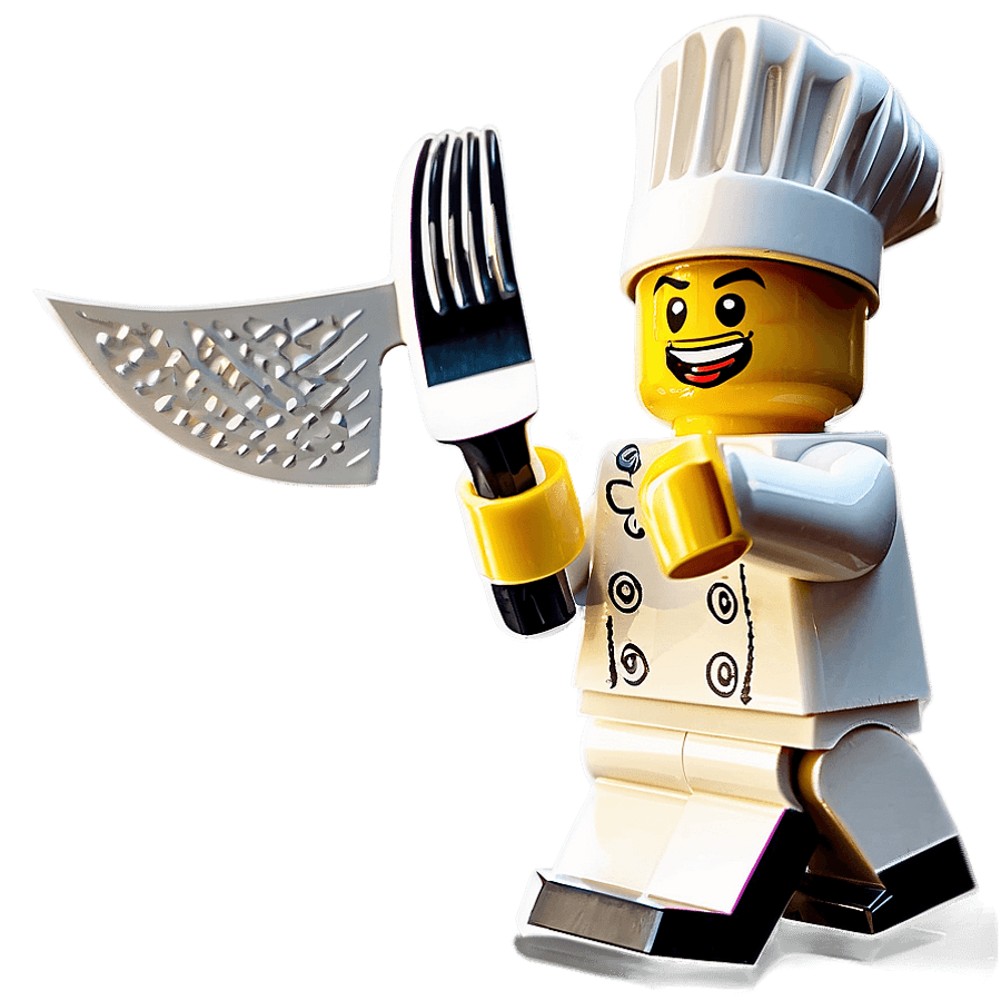 Lego Man Chef PNG 05262024