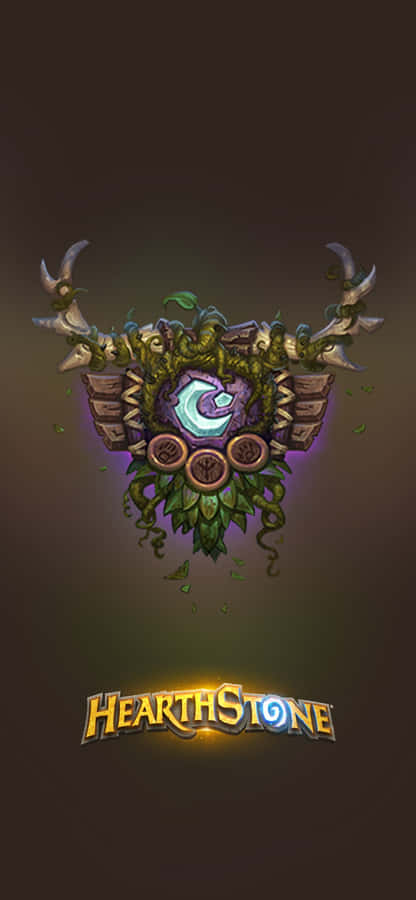 Druid Crest iPhone XS Hearthstone Baggrund: