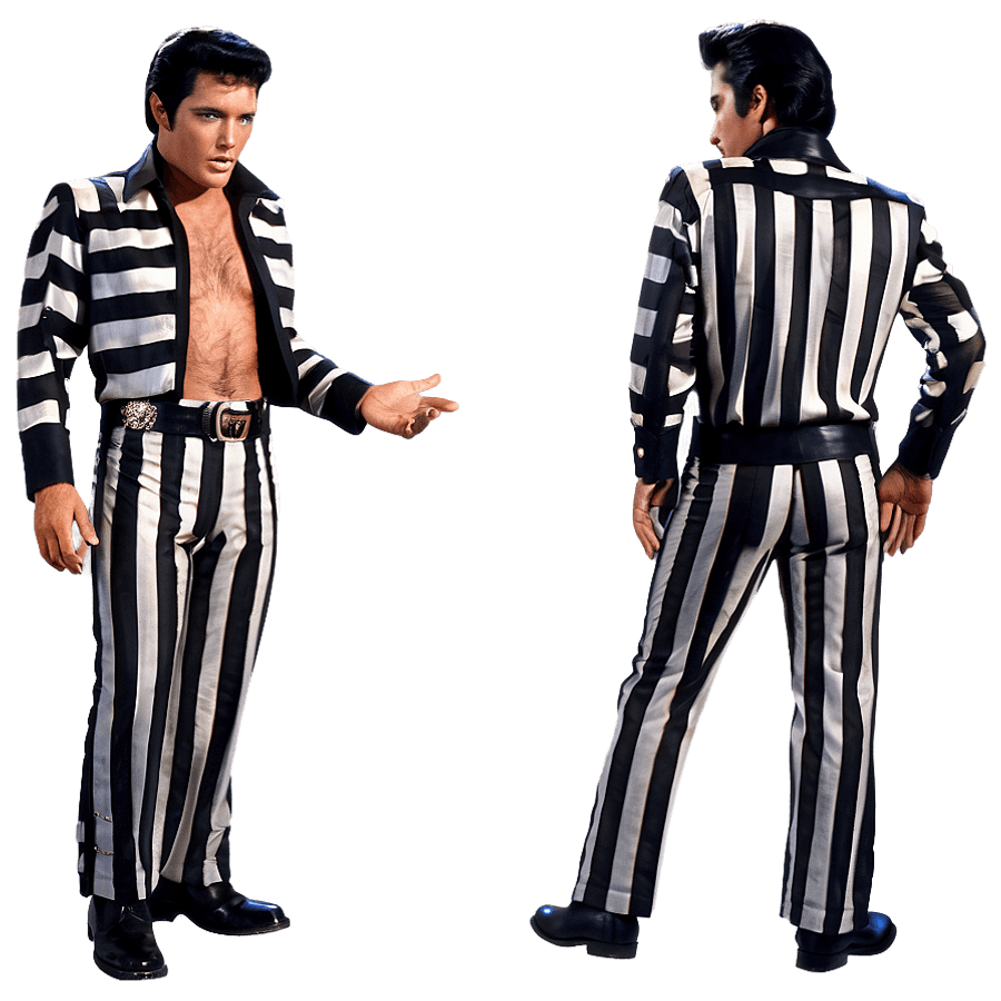 Elvis Presley Jailhouse Outfit PNG ltu