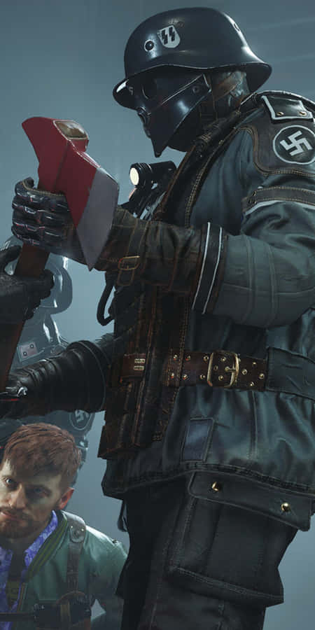 Hjältarnafrån Castle Wolfenstein II, nu på Google Pixel 3.