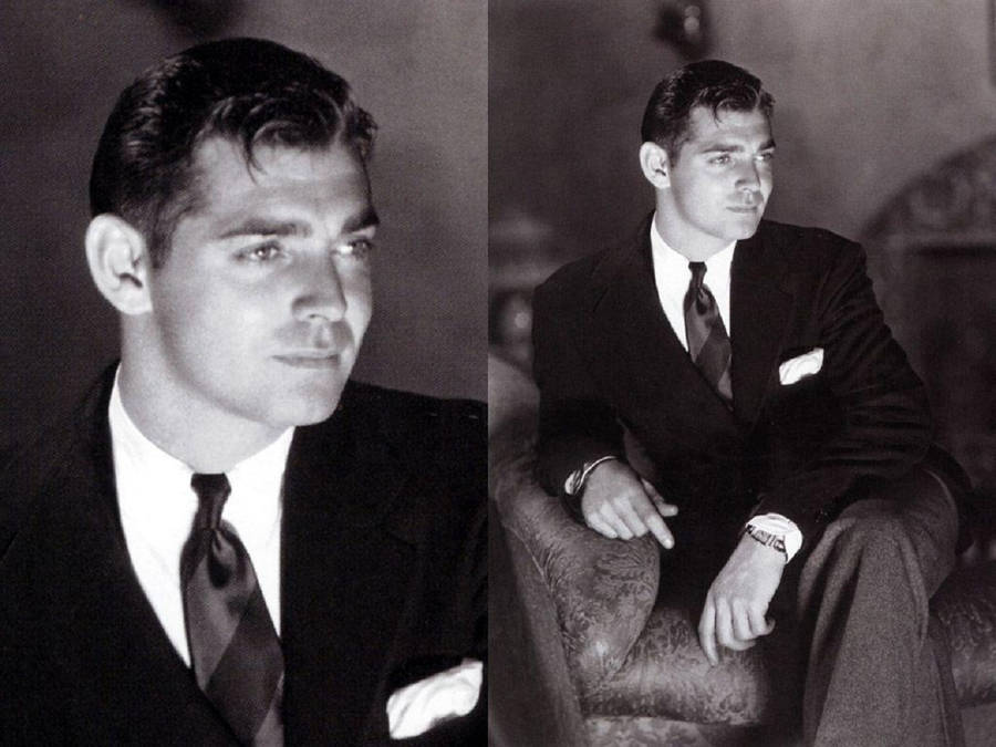 Vintage Studio Portrait Of Clark Gable