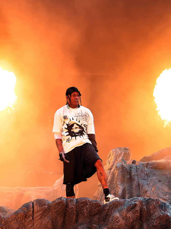 Performance Flamejante em Rochas