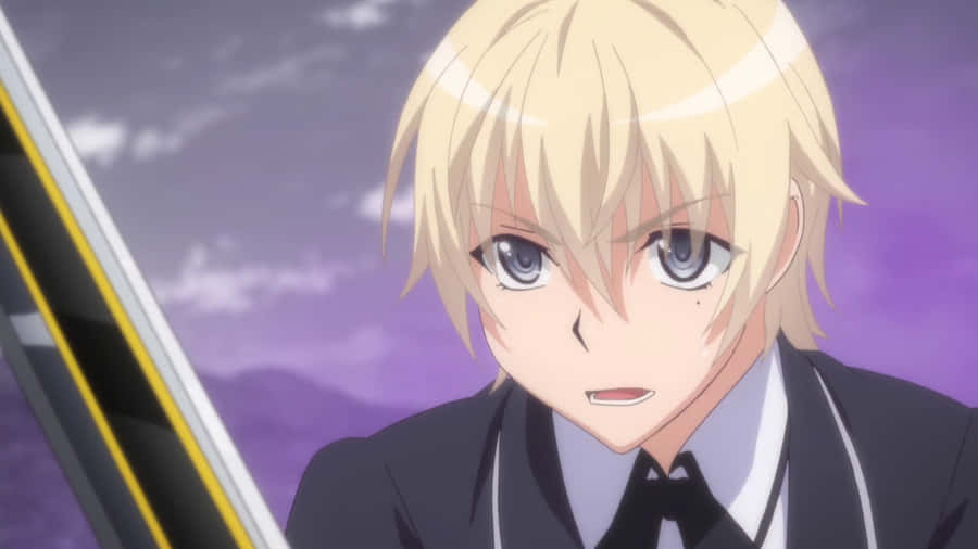 Personagem de Anime Loira com Espada