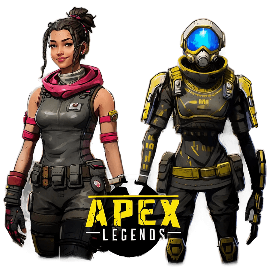 Apex Legends Characters Fan Art PNG qri48