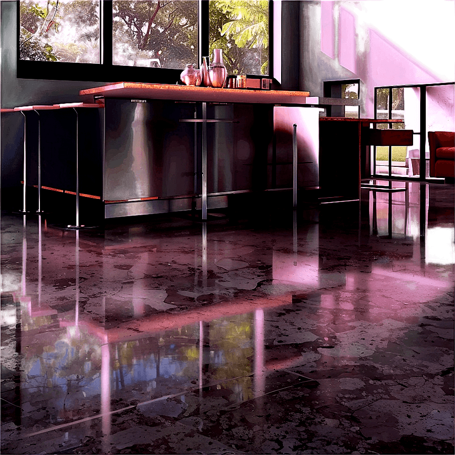 Polished Concrete Floor PNG 05252024
