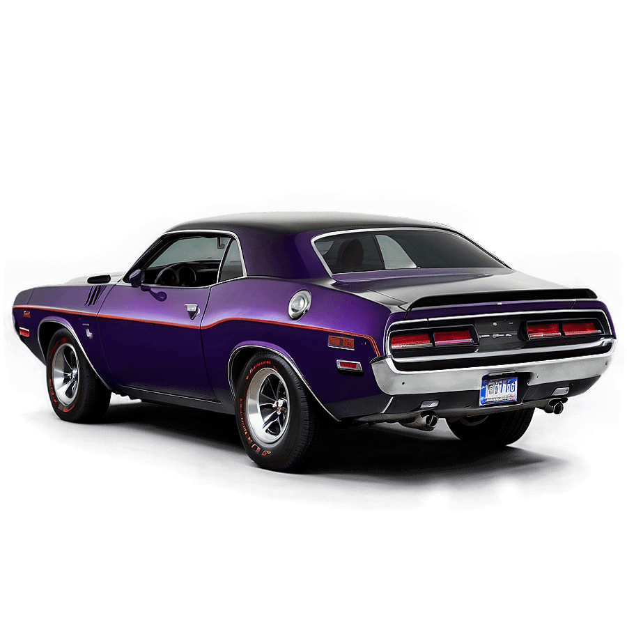 Classic Dodge Challenger Design PNG 06112024