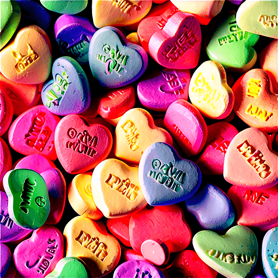 Bulk Conversation Hearts PNG eva47