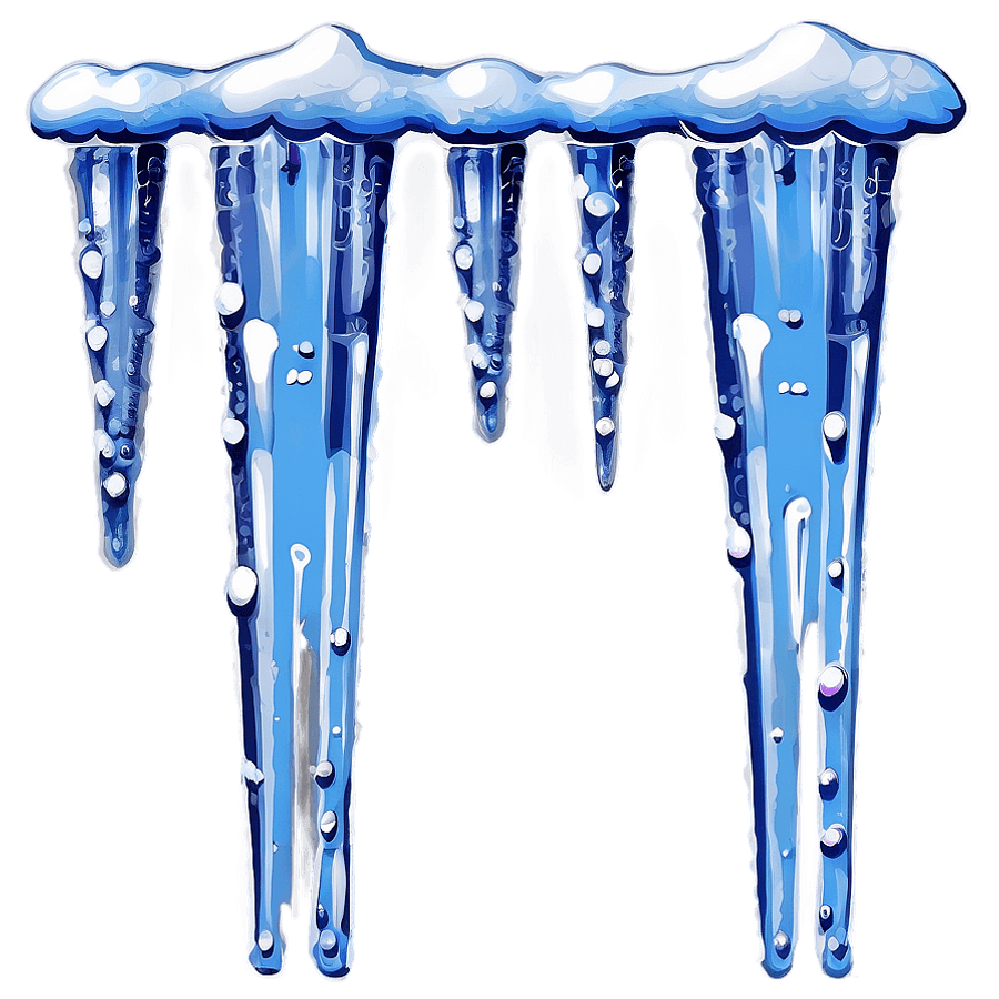 Icicle Art PNG tok