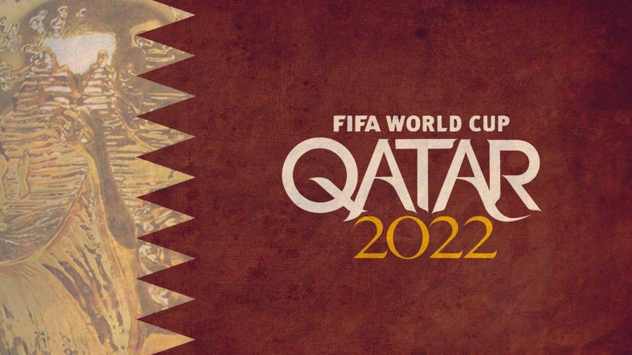 Download Fifa World Cup 2022 Qatar Flag Wallpaper | Wallpapers.com