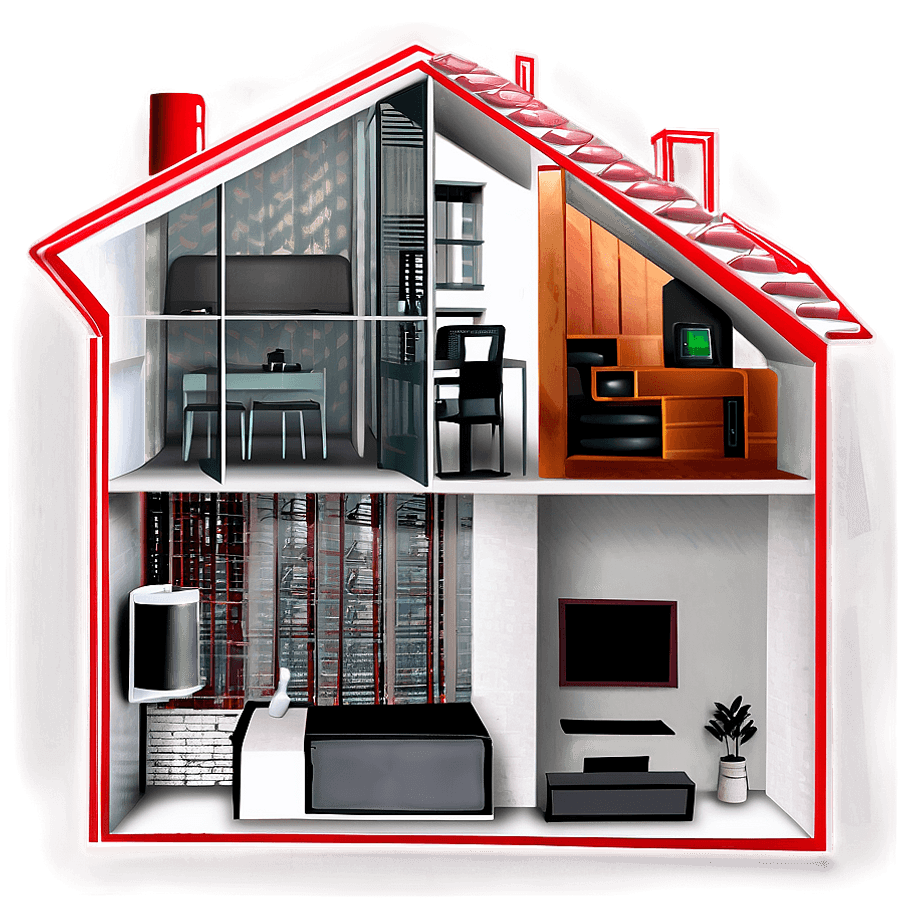 Smart House Icon PNG hqr