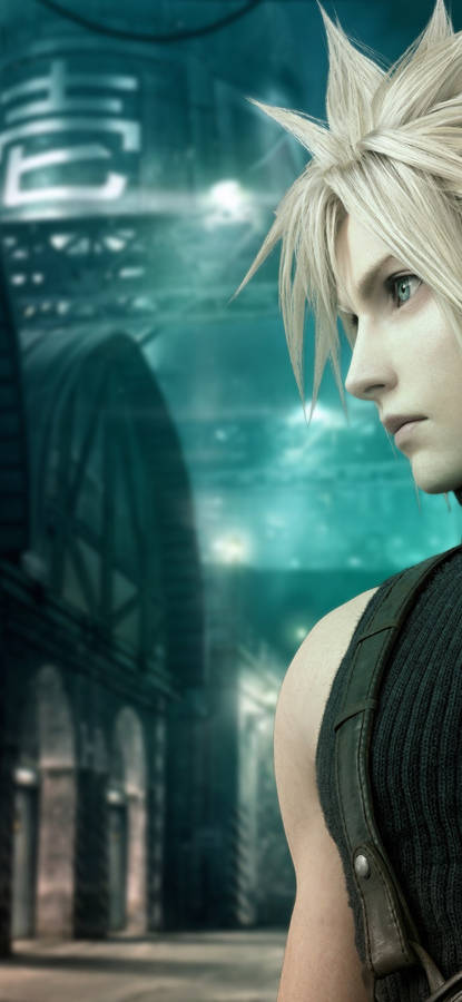FinalFantasy 7 Perfil Lateral de Cloud