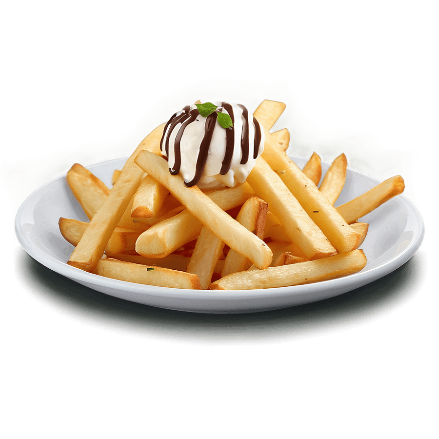 Gourmet Truffle Fries PNG tvu37