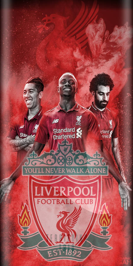 Download Firmino Mane Salah Liverpool K Wallpaper Wallpapers Com