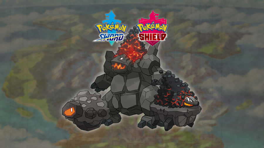 Pokémon Sword Og Shield Rolycoly Evolution Tapet