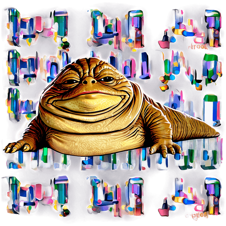 Jabba The Hutt Detailed Drawing PNG 06242024