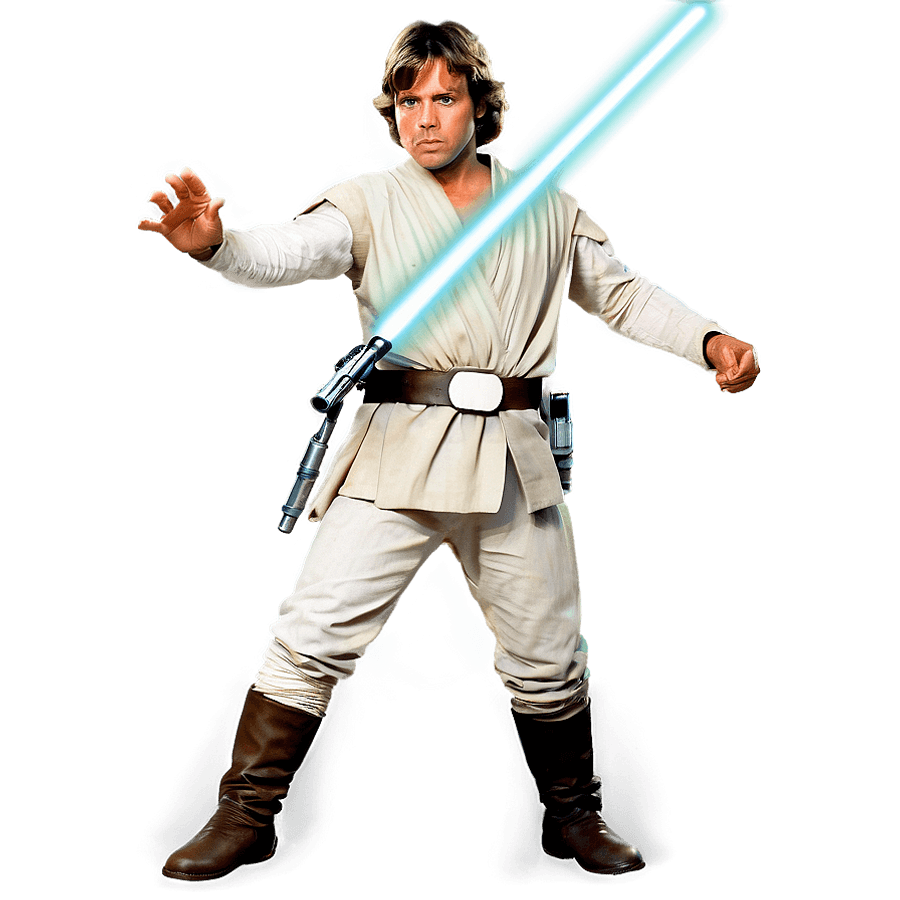 Luke Skywalker Force Awakens PNG 41
