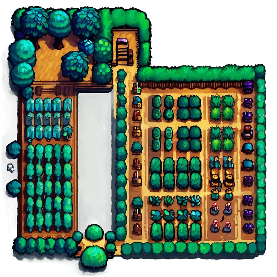 Stardew Valley Farm Layout PNG cpg78