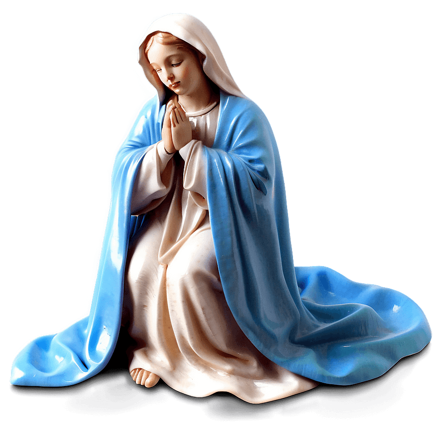 Virgin Mary in Prayer PNG 05242024