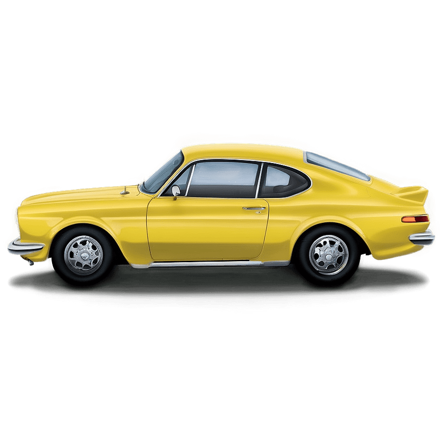 Yellow Car Illustration PNG rkc
