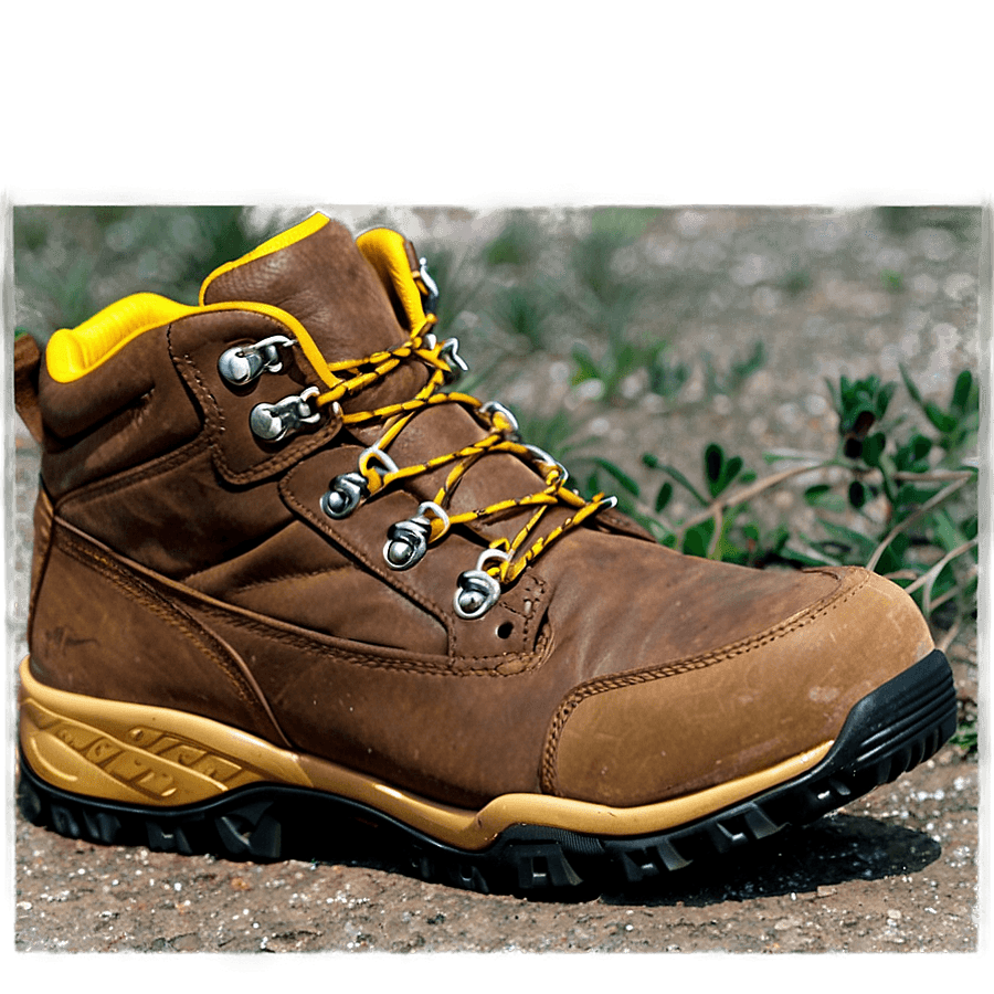 Desert Hiking Boots PNG jnv77