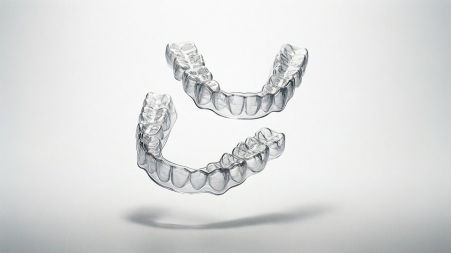 Floating Aligners Minimal Wallpaper