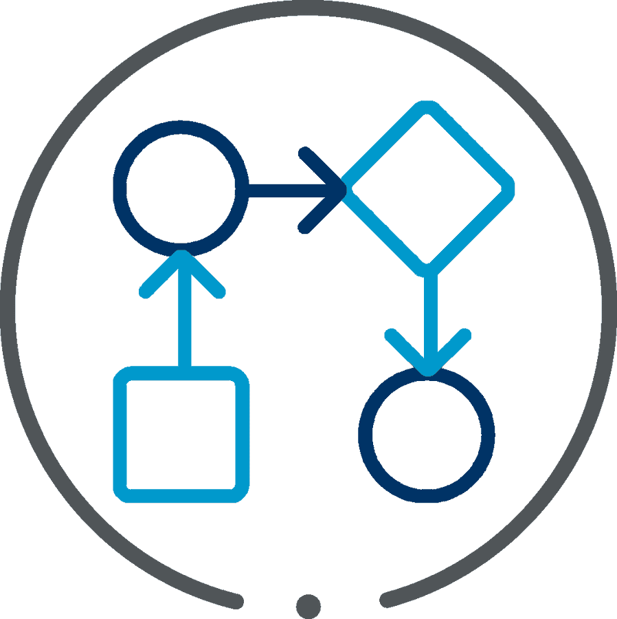 Flowchart Network Icon PNG