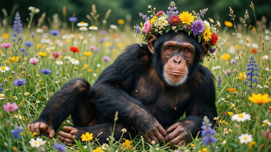 Flower Crown Fantasy Wallpaper