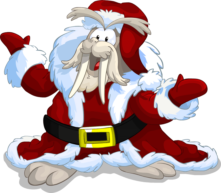 Santa Claus Walrus Cartoon
