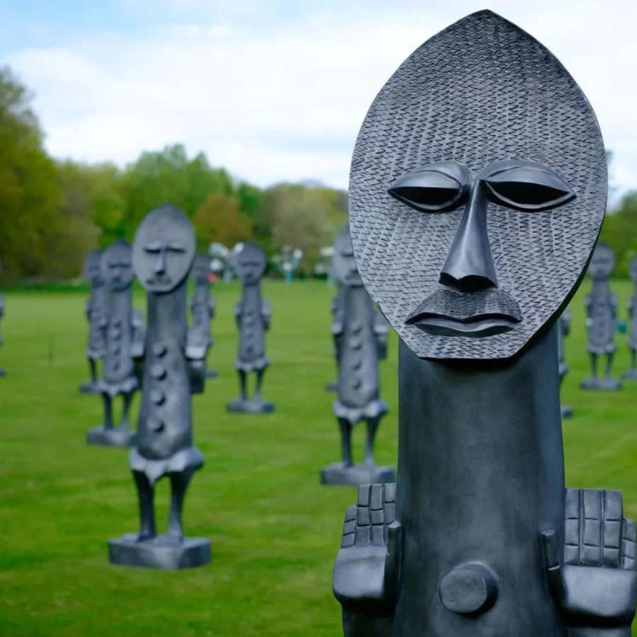 Skulpturenfeld Kunst Ausstellung Wakefield