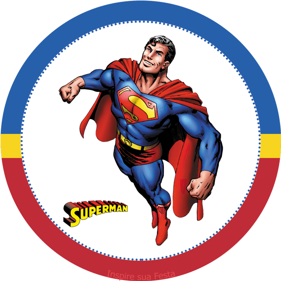 flying superman comic art