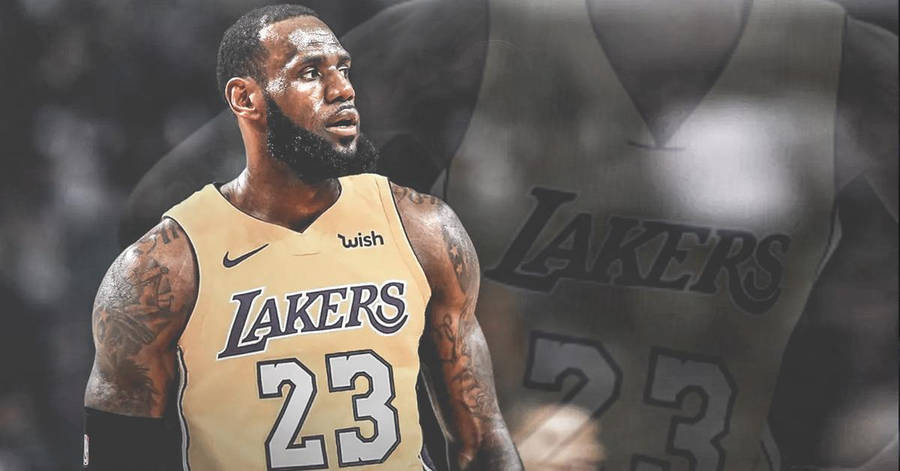 Lebron James Lakers Mirror Image