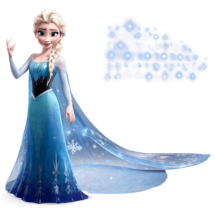 Elsa Frozen Night Sky PNG 31
